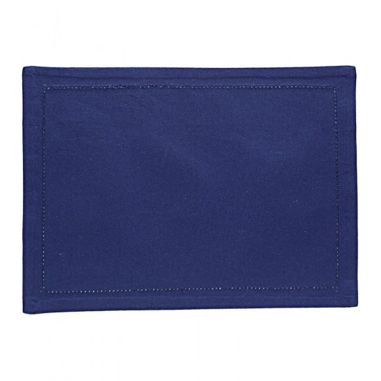 Lugar Americano 45x33cm Algodão Azul Escuro